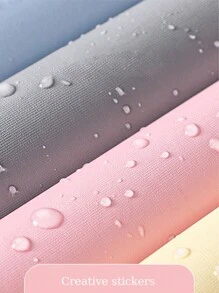 1 Roll Of Pink Self-Adhesive Wallpaper, Thickened Waterproof, Moisture-Proof, Wear-Resistant, Removable Paper, Ideal For Bedroom, Living Room Wall, Cabinet, Furniture Renovation, Diy Cuttable, Tear Off And Stick