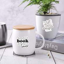 60PCS Black Bookish Stickers Vinyl Aesthetics Stickers Scrapbooking, Diary, Bumper, Skateboard, Water Bottle, Cartoon, Hard Hat, Car Stickers And Decals