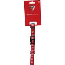 Sevilla FC Collar para Perro Sevilla Licencia Oficial - Collar para Perro Sevilla Diseño Ligero y Ajustable - Collar para Perro Sevilla Cierre  y Anilla Metálica⚫ Envío GRATIS ✅ Entrega 24/48h a España (península)