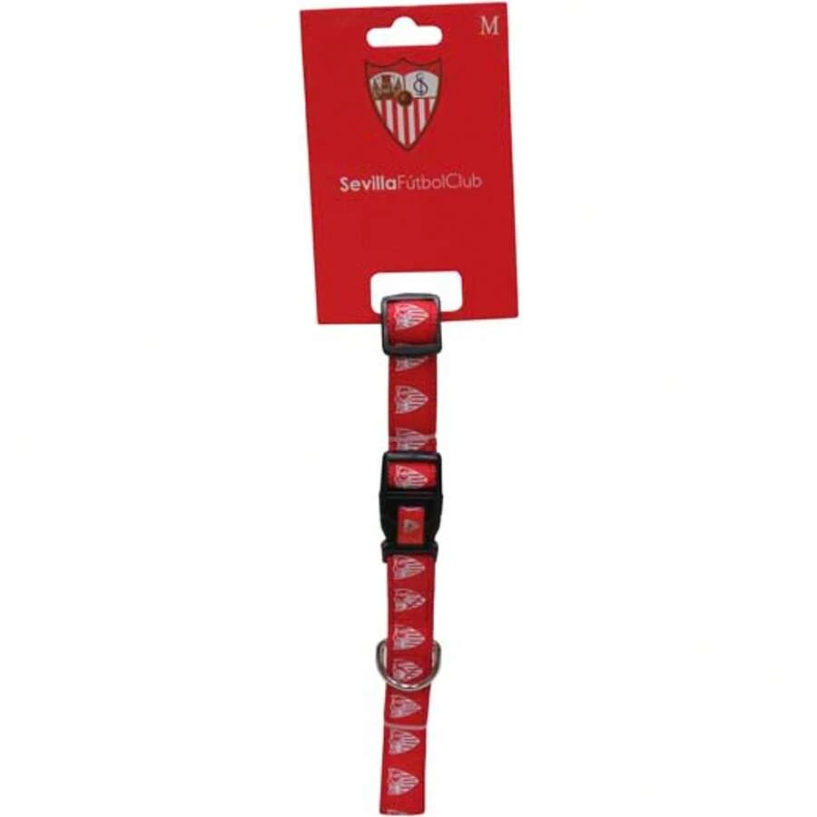Sevilla FC Collar para Perro Sevilla Licencia Oficial - Collar para Perro Sevilla Diseño Ligero y Ajustable - Collar para Perro Sevilla Cierre  y Anilla Metálica⚫ Envío GRATIS ✅ Entrega 24/48h a España (península)
