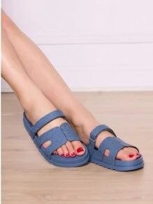 Women's Casual Flat Shoes, Minimalist & Fashion For Daily Wear - Blue - View 5