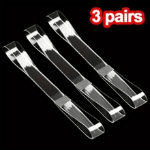 1/3/5Pairs Transparent Invisible Shoelaces For High Heels, Elastic Transparent Wear-Resistant Adjustable Shoelaces, Accessories For Women Shoes - Multicolor - View 10