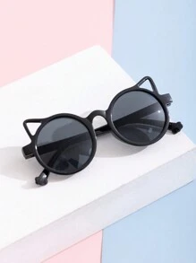 8pcs/1pc Kids' Little Bear Shaped Fashion Glasses For Summer, Perfect For Daily Wear. Kids`S Little Bear Shapes&Flower Shapes Fashion Glasses For Summer, Suitable For Daily Use Glasses Box