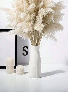 1 pieza Jarrón decorativo para interior y exterior, jarrón de flores de unicolor de plástico, macetero adecuado para flores frescas o secas, arreglo floral creativo para flores artificiales, irrompible, adecuado para jardín exterior, decoración del hogar, arreglo floral de tulipanes, flexible, excelente para jardín, sala de estar, cocina y balcón, bodas, fiestas, días festivos, regalo del Día de la Madre, decoración del hogar, jarrón, decoración central, decoración de mesa, decoración de ramas, regalo navideño