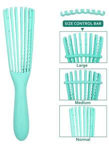 1pc Vent Detangling Hair Brush Simple Anti Static Hair Comb Suitable For All Hair Types Gifts Birthday Graduation - Multicolor - View 14