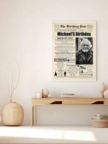 Custom Birthday Year You Were Born, Birthday Canvas Poster,Back In 1953,Newspaper Printable Sign,Personalized Name & Photo Prints,For Birthday Party,Family Gathering,Gifts For Friends And Family - 1953 - View 15
