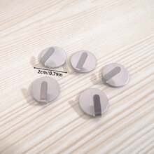 5pcs Mini Stainless Steel Small Adhesive Damage-Free Hooks, Dormitory Damage-Free Round Small Sticky Damage-Free Hooks, Bathroom Shelf, Hangers Damage-Free Hooks Hanger, Wall Pictures, White Damage-Free Hook, Black, Sticky Wall Damage-Free Hooks, Purse Hanger Wall, Wall Hangings, Picture Frame Damage-Free Hooks - Stainless Steel - View 5