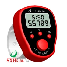 1pc Upgraded 5-Channel Night-Light LED Electronic Counter With Large Display Screen, Lock Function And Manual Counting, Counting Artifact