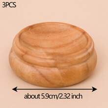 1 Stück vintage einfacher Holzsockel für Kristallkugel - modischer Heimdekoration Glaskugel Kristallkugel Ständer, Heimdekoration, Raumdekoration