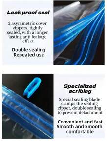 1/5pcs Extra Large Vacuum Storage Bag Set 40x60cm-100x120cm - Save Space, Air-Tight Compression, Dust And Moisture-Proof, Suitable For Clothes And Bedding,Suitable For Dormitories, Wardrobes And Moving(Hand Pump Styles Are Randomly Shipped) - Multicolor - View 4