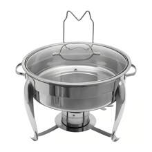 YIYIBYUS 6L Stainless Steel Chafing Dish Buffet Warmer Buffet Server Warmer Pan Chafing Dish