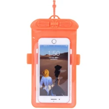 1pc Waterproof Phone Pouch, Transparent, Suitable For Swimming, Spa, Beach, Cruise, Kayaking, Travel (Compatible With 5.2-6.44 Inch Screens) - Multicolor - View 9