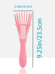 1pc Vent Detangling Hair Brush Simple Anti Static Hair Comb Suitable For All Hair Types Gifts Birthday Graduation - Multicolor - View 5