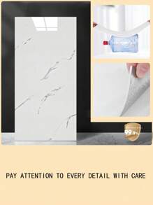 3 piezas de papel tapiz antirrayado para azulejos - fácil de pegar y quitar, para rasgar y pegar, resistente a la suciedad y las altas temperaturas, apto para azulejos de cocina y baño, papel tapiz para decorar y renovar la sala de estar del hogar