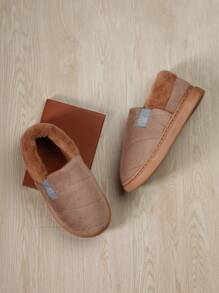 Pantufla de caballero, muy cómodas y calientitas - Negro - Ver 3