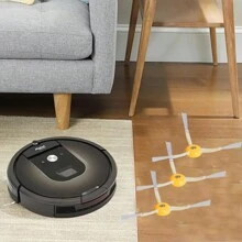 3 piezas Filtros, 3 piezas Cepillos laterales, 1 pieza Cepillo y Cepillo batidor flexible compatible con IRobot Roomba series 600 690 694 692 680 660 665 651 650 614 y series 500 595 585 564