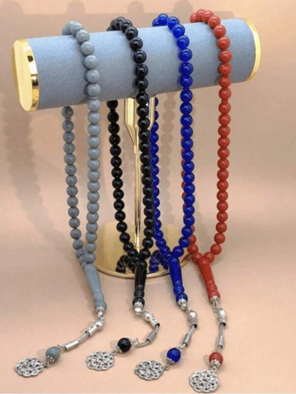 1 Set Of 45 Beads Arabic-Style Acrylic Worry Bead Men's Bracelet For All Kinds Of Holidays And Occasions