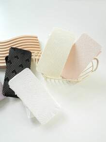 1 Pair Of Girls Solid Color Fishnet Stockings, Love Mesh Pantyhose, Elegant Lady Style, Stockings, Suitable For Spring And Summer - Multicolor - View 5