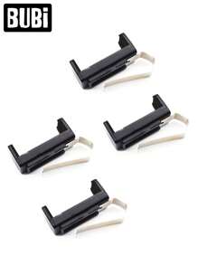 Universal Car Sun Visor Clip For Garage Door Remote Control Holder Convenient Fixed Keychain Cover Auto Storage Organizer Bracket Interior Accessories Rearview Mirror Clips Quick Installation 47-68mm Barrier Opener Garage Command Key Fobs - Black - View 17