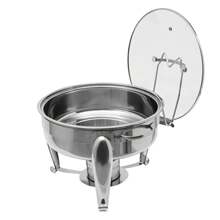 YIYIBYUS 6L Stainless Steel Chafing Dish Buffet Warmer Buffet Server Warmer Pan Chafing Dish