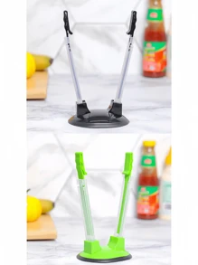 1/2/6pcs Baggy Rack Holder For Food Prep Bag/Plastic Bag Holder Stand, Meal Planning/Prep Bag Holders, Ideal Plastic Kitchen Gadget