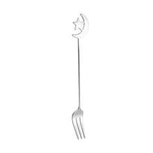 1/4/6/8pcs 304 Stainless Steel Crescent Moon & Star Dessert Spoons - Silver/Gold Cutlery, Tableware Set For Coffee, Holiday Gift