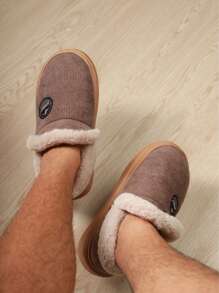 Pantufla de caballero, muy cómodas y calientitas - Negro - Ver 1