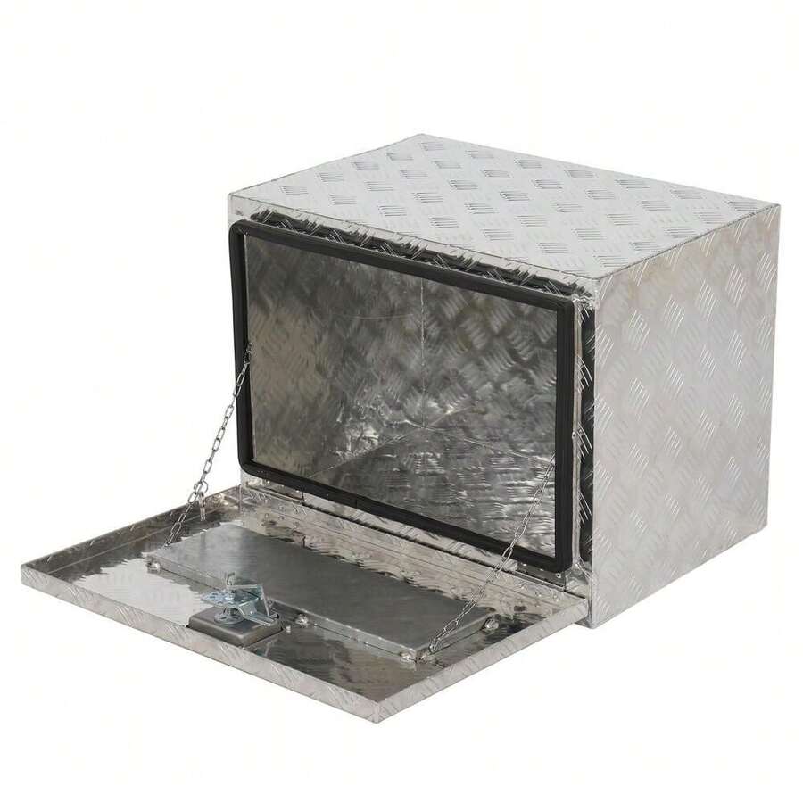 New 24 Inch Aluminum Trailer Truck Pickup Underbed Tool Box Storage ...