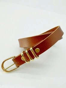 Women Belts - 駝色 - 查看 2