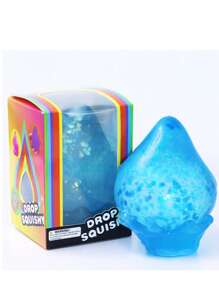 Giocattolo antistress a forma di goccia d'acqua in zucchero di malto, squishy a lento rimbalzo - Multicolore - Visualizzare 10