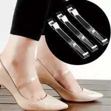 1/3/5Pairs Transparent Invisible Shoelaces For High Heels, Elastic Transparent Wear-Resistant Adjustable Shoelaces, Accessories For Women Shoes - Multicolor - View 3