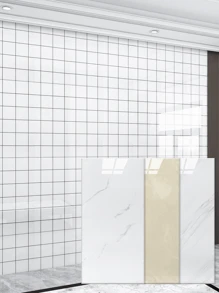 3 piezas de papel tapiz antirrayado para azulejos - fácil de pegar y quitar, para rasgar y pegar, resistente a la suciedad y las altas temperaturas, apto para azulejos de cocina y baño, papel tapiz para decorar y renovar la sala de estar del hogar