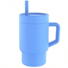 Cốc uống nước bằng silicon 266ml (9oz) có tay cầm, chống tràn, tiện lợi và dễ vệ sinh cho bé. - Nhiều màu - Xem 7