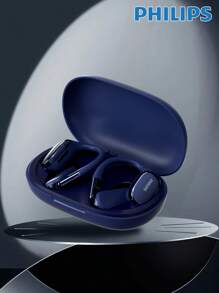 PHILIPS 飞利浦 TAT5739 商务蓝牙耳机，挂耳式，超长续航，5.4 大动圈单元，HIFI 环绕音效，低延迟，音乐游戏，高清通话麦克风，佩戴舒适，便携，无线，兼容智能手机和电脑 - 彩色 - 查看 11
