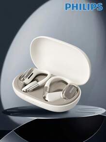 PHILIPS 飞利浦 TAT5739 商务蓝牙耳机，挂耳式，超长续航，5.4 大动圈单元，HIFI 环绕音效，低延迟，音乐游戏，高清通话麦克风，佩戴舒适，便携，无线，兼容智能手机和电脑 - 彩色 - 查看 12