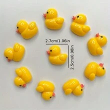 10个卡通鸭子冰箱贴,适用于厨房、办公室、储物柜、洗碗机,个性化母亲节礼物,可爱冰箱贴 - 彩色 - 查看 7
