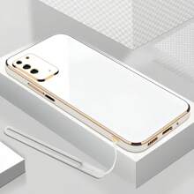 1pc Rechte Candy Siliconen Lanyard Telefoonhoesje Compatibel met iPhone 16 Pro Max/ Galaxy S24 Ultra/ Edge 30/Infinix Smart 8/Infinix Hot 40i/Tecno Spark 20/Tecno Spark 20C/Tecno Spark Go 2024/Redmi Note 13 Pro+/Honor X8