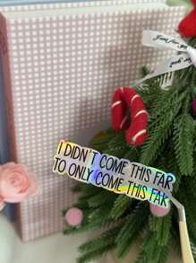 Motivational Inspiration Stickers, Funny Stickers, Laptop Decals, Tumbler Stickers, Water Bottle Sticker, Water Bottle,I DIDN'T COME THIS FAR TO ONLY COME THIS FAR Sticker,School Supplies,Back To School - Multicolor - View 9