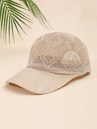 1 件夏季镂空卡车司机棒球帽