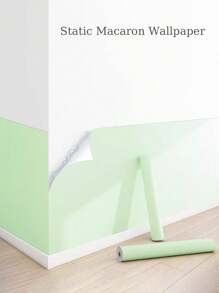 1卷彩色静电防护墙贴，可拆卸，适用于卧室、客厅、办公室防踢防尘 - 彩色 - 查看 1