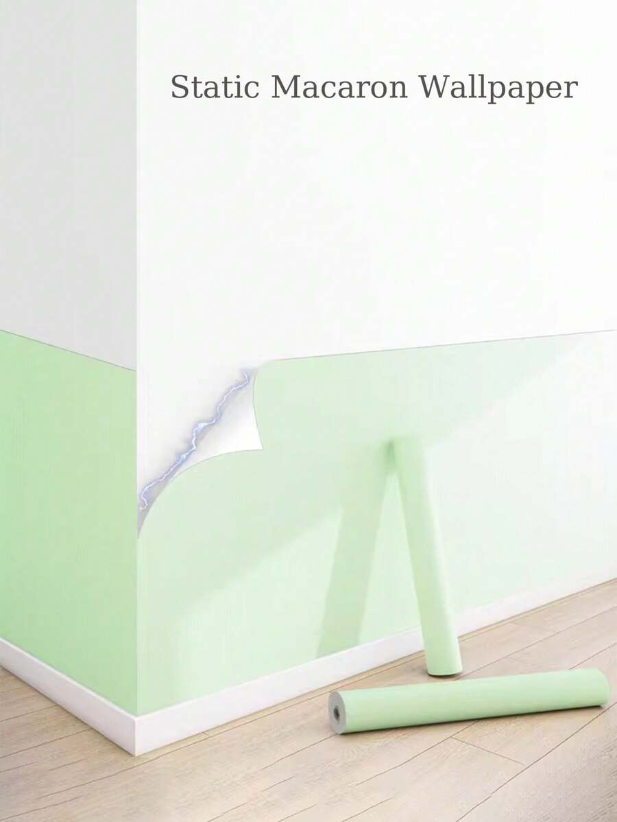 1卷彩色静电防护墙贴，可拆卸，适用于卧室、客厅、办公室防踢防尘 - 彩色 - 查看 1