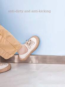 1卷彩色静电防护墙贴，可拆卸，适用于卧室、客厅、办公室防踢防尘 - 彩色 - 查看 6