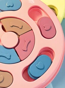 1 件装狗玩具食物分配器球，适用于猫狗的益智零食喂食器，自玩训练慢食碗 - 彩色 - 查看 4