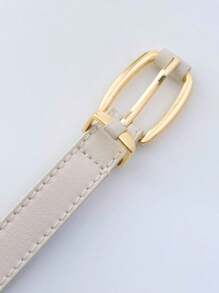 Women's Fashion Belt Round Buckle Strap For Colorful Jeans