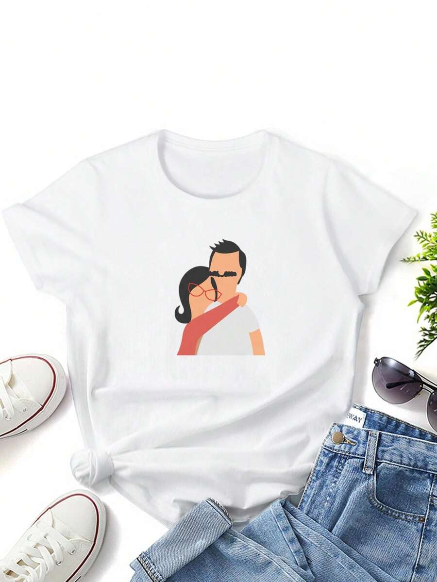 Bob's Burgers Valentine's Day Gift 'You're the Bob to My Linda' Classic women T-women's Shirt