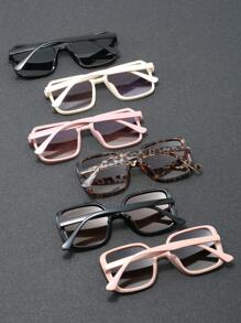 6pcs Unisex Bohemian Style Fashion Fashion Glasses, Suitable For Beach, Parties, Outdoor Travel, Daily Matching - Multicolor - View 3