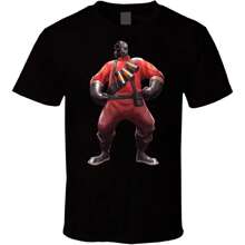Scout Team Fortress 2 TF2 T-Shirt Video Game Shirts Tshirt Tee Black Team Fortress Shirt - Black - View 1