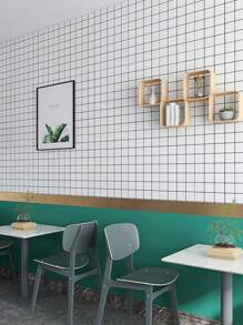 3 piezas de papel tapiz antirrayado para azulejos - fácil de pegar y quitar, para rasgar y pegar, resistente a la suciedad y las altas temperaturas, apto para azulejos de cocina y baño, papel tapiz para decorar y renovar la sala de estar del hogar