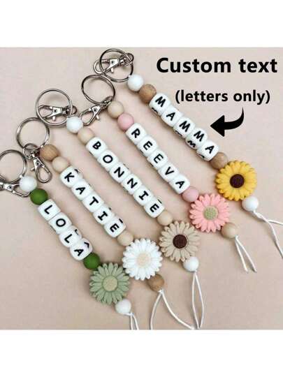 1PC Customized Daisy Keychain, Personalized Name Keychain, School Bag Label, Gift For Friends, Holiday Souvenir,Dawg,Engraved, Stainless,Colorful,Cute,Adorable,Funny,Kawaii,Y2K,Stylish,Unisex,Casual,Custom,Personalized,Unique,Customized,Ideal Gifts For Him,Ideal Gifts For Her,Her,Boyfriend,Girlfriend,Family,Friends,Children,For Anniversaries,For Birthdays,For Graduation,For Housewarming,For Weddings,Bag Charms,School Supplies,Back To School,School Gift,For Office,For School,For Classroom,For Teacher Gifts,For University,For Colleague,For Dorm Rooms,For Teacher,For Boys And Girls,For Teenagers,Junior High School Students,Middle School Students,High School Senior High School Students,College Students,University Students,Freshman,Sophomore,Underclassmen,Delicate Romance,Winter Grace