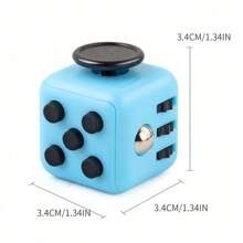 1pc/5pcs/10pcs Finger Cube Stress Relief Toy, Squeeze Hand Fidget Toy, Anxiety Relief, Office Desk Toy, Sensory Toy, Finger Cube, Toy, Travel Toy, Random Color - Multicolor - View 6